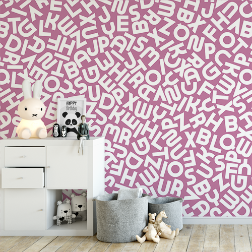 Adesivo Papel de Parede - Letras Infantil